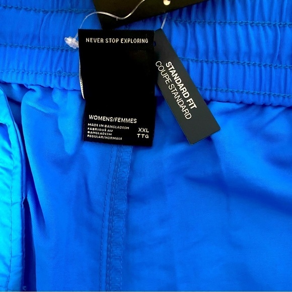 North Face Women’s Plus Size XXL TNF Nylon Easy Pant in Optic Blue Flash Dry Pro - Picture 7 of 11